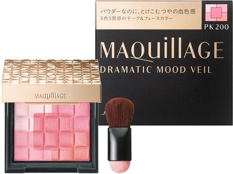 Розовые румяна для лица Shiseido Maquillage Dramatic Mood Veil